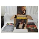 Box Of Vtg Records, Assorted Genres