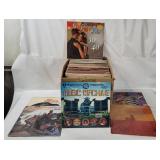 Box Of Vtg Records, Assorted Genres