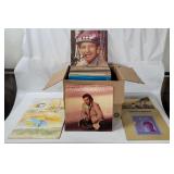 Box Of Vtg Records, Assorted Genres