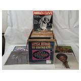 Box Of Vtg Records, Assorted Genres