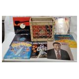 Crate Of Vtg Records, Assorted Genres