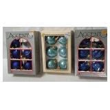 Glass Christmas Ornaments- Noma, Krebs
