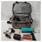 Cambridge Bag Full Of Vtg Camera Supplies
