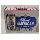 Hulk Hogan Signed Real American Beer Package
