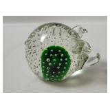 Pig Art Glass Paperweight