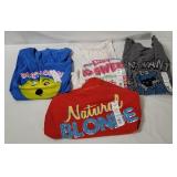 4 Womens Graphic Shirts W/ Tags Size 2 X