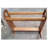 Amish Style Wooden Quilt Rack