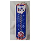 Ohio Bicentennial Metal Thermometer