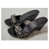 Coach Brenda Wedge Sandals Size 8