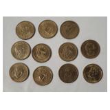 11 Presidential Dollar Coins