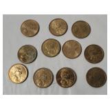 11 Sacagawea Dollar Coins
