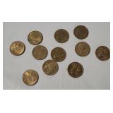 11 Sacagawea Dollar Coins
