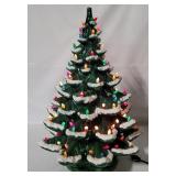 22' Tall Lighted Ceramic X-mas Tree