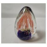 Tree Design Art Glass Paperweight