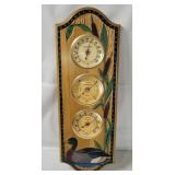 Sunbeam Carved Wood Weather Station
