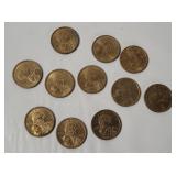 11 Sacagawea Dollar Coins