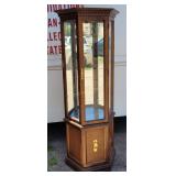 Wood & Glass Curio Cabinet