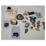 Assorted Pins & Refillable Lighter