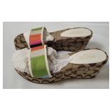 Coach Janeesa Wedge Sandals Size 8.5