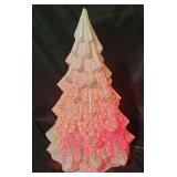 Lighted Plastic 18' X-mas Tree