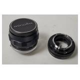 Minolta Mc Macro Rokkor-qf Camera Lens