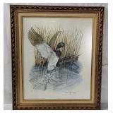Framed Duck Art Print By Barbara Winstead