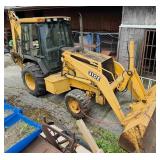 John Deere 310 E Backhoe Loader Works