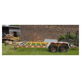 16' Long Trail King Tk10u-1600 Tag-along Trailer