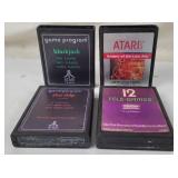 4 Atari 2600 Games - Raiders Of Lost Ark & More