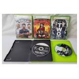 5 Xbox 360 Games - Call Of Duty, Red Alert 3, etc