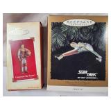 2 Star Trek Hallmark Keepsake Ornaments
