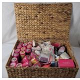 Large Lot Of Pink Zebra Candle Making Wax