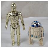 1977 Star Wars C-3P0 & R2-D2 Action Figures