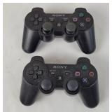 2 Sony PS3 Wireless Controllers