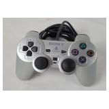 Silver Sony PS2 Controller