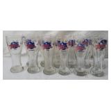12 Planet Hollywood Drinking Glasses