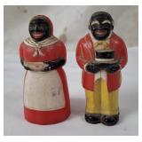 Vintage F&F Aunt Jemima & Otis S&P Shakers