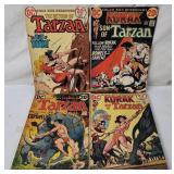 4 Vtg DC Tarzan Books - 53, 212, 223 & No. 50