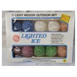 Nos GE Lighted Ice Christmas Lights