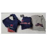 3 Mlb Indians Shirts W/ Tags Size X L