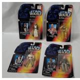 4 Star Wars Potf Figures - Ben, Han, Luke, C-3po