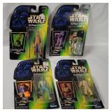 4 Star Wars Potf Figures - Bossk, Greedo, Yak