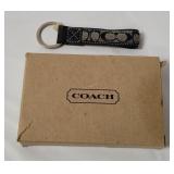 Coach Heart Coin Purse W/ Tag & Keychain