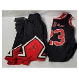 Womens Jordan Cropped Jersey & Jumpman Shorts X L
