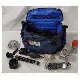Camera Bag W/ Supplies - Tripod Etc.
