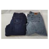 2 Pairs Jeans W/ Tags Size 16 - Gap, Time & Tru