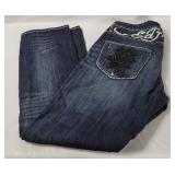 Ed Hardy Denim Jeans W/ Tag Size 18