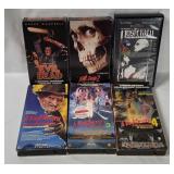Horror Vhs Tapes - Evil Dead, Nightmare On Elm St.