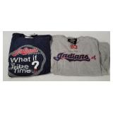 2 Cleveland Indians Shirts W/ Tags Size X L