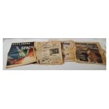 Vtg Newspapers - Star, Friday, Exploring Space